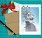 Christmas on Farm - A cards set features my holiday animals - Handmade cards to share the joy of the season with your friends and family product 5
